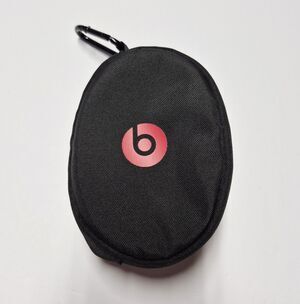 Oem Beats by Dre Headphone Case Zipper Pouch Carabiner Solo Studio